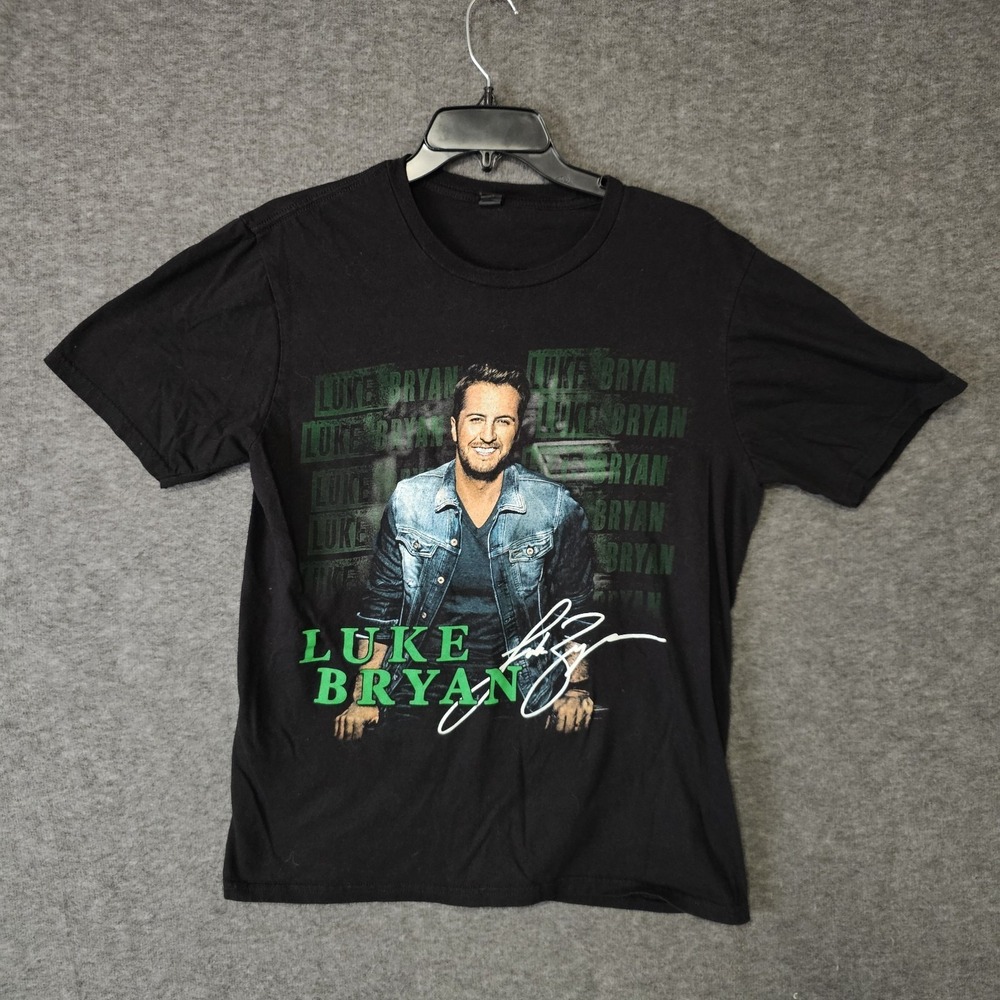 Luke Bryan Shirt Medium Kick The Dust Up Tour Concert Tee Country Music